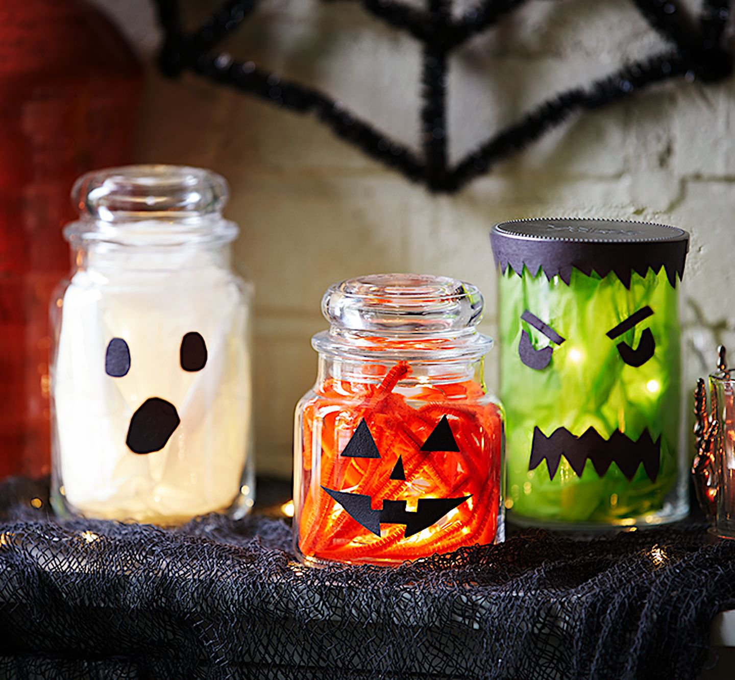 kyaoayo 20 candele sospese per Halloween, senza fiamma, con