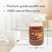 fall festival original large jar candle with product information image number 1