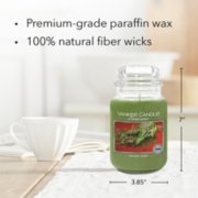 holiday sage original large jar candle with product information image number 4