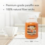 farm fresh peach original large jar candle with product information image number 5