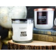 white citron and cranberry patchouli medium 3 wick tumbler candle image number 3