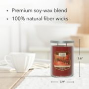 woodland road trip large two-wick tumbler candle with product information image number 5