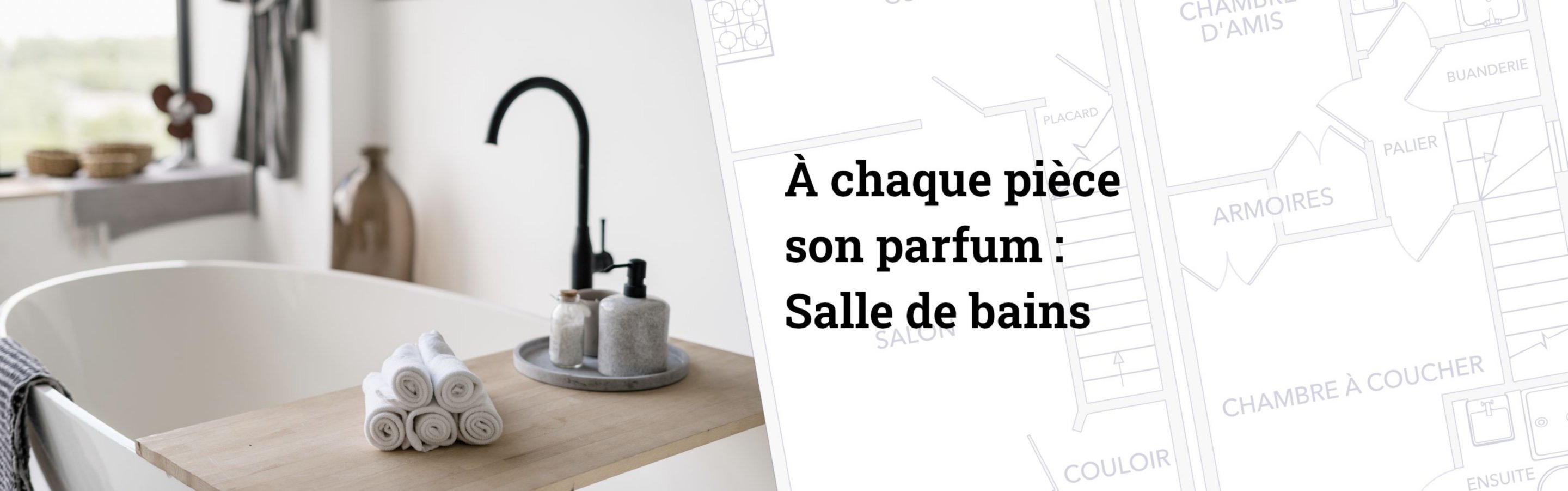 Parfums pour la salle de bains et les toilettes, fraîcheur et propreté À chaque pièce son