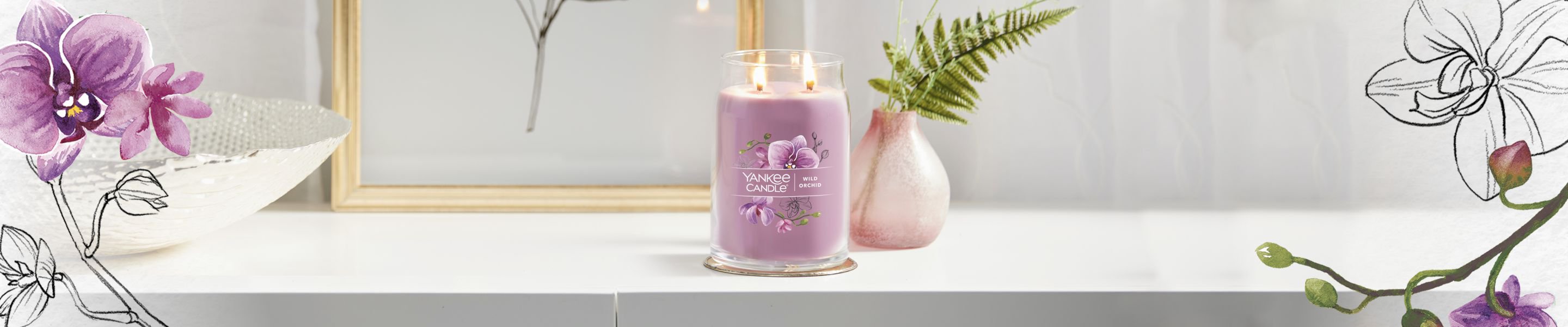 Set Di 3 Candele Profumate In Vasetti Di Vetro Bianco, Verde, Rosa E Blu Miraflores 247079 - 3