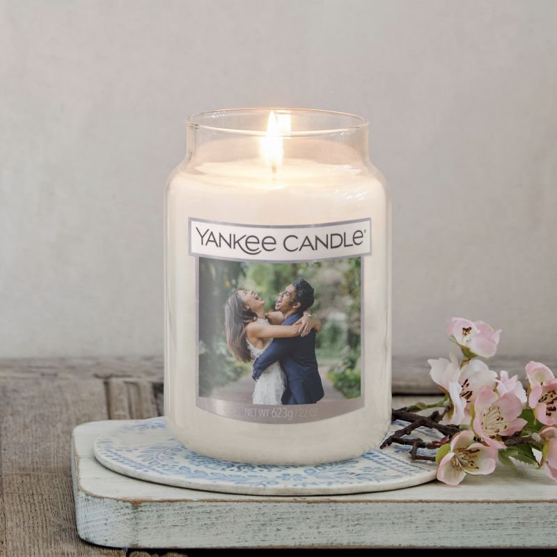 Personalised wedding day clearance candles